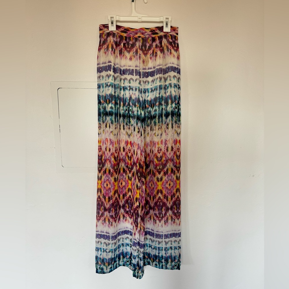 Fun flowy colorful pants